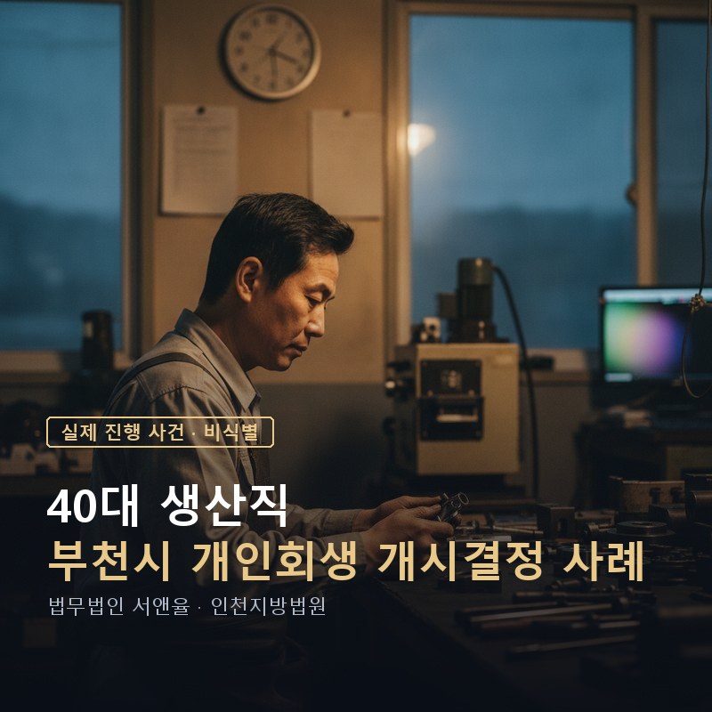 개인회생 재직기간 6개월은 채워야 할까?｜40대 재취업 직장인 개시 사례 — 이해를 돕기 위한 연출 이미지