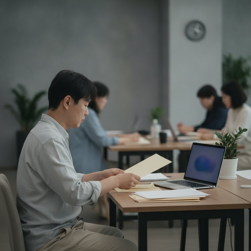직장인 개인회생, 회사에 알려질까｜부천 40대 개시결정 사례 — 이해를 돕기 위한 연출 이미지